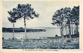 Postales: VILLAGARCÍA DE AROSA - nº 4. LA ISLA DE CORTEGADA - FOTO L. ROISIN - S/C